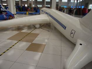 馬公航空站充氣模型飛機