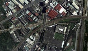 新北市樹林區沿線航照圖
