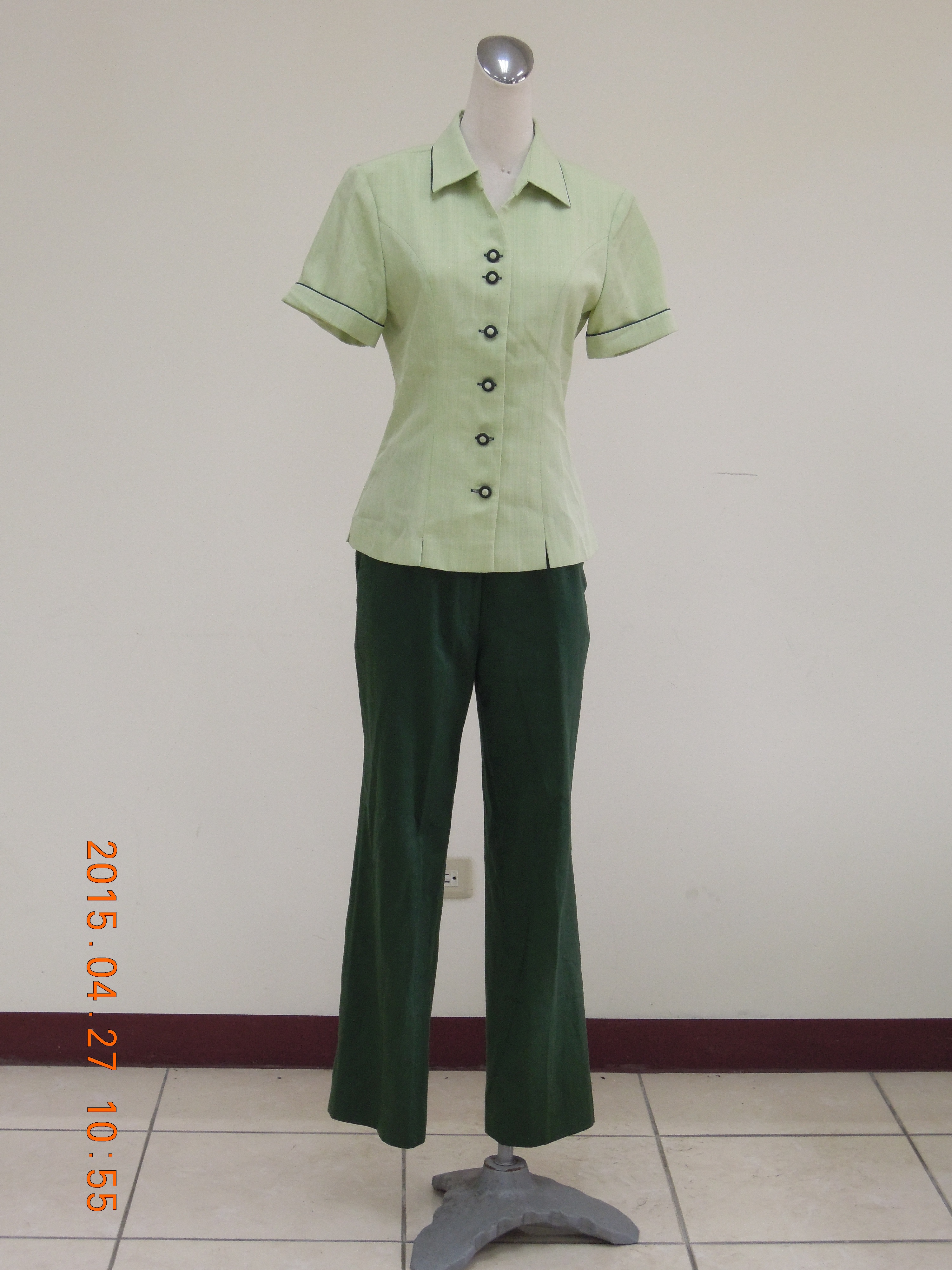 收費員制服之90至99年代夏季綠色褲裝
