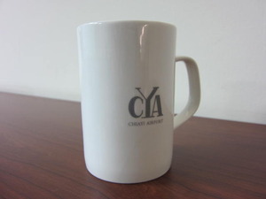 嘉義機場宣導品-嘉義靜岡首航紀念茶杯