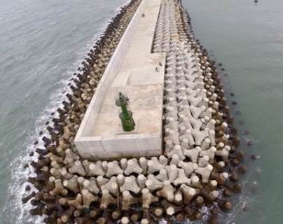 福澳碼頭港埠基礎設施工程竣工照片(防波堤)
