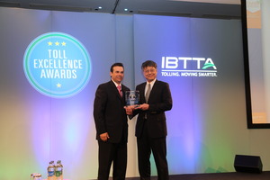 高速公路電子收費榮獲2015年IBTTA收費卓越獎及唯一首獎